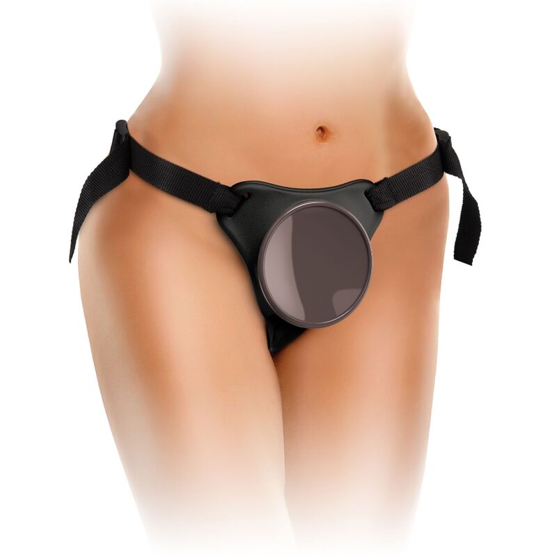 King Cock Elite Comfy Adjustable Harness With Dildo 17.8 Cm | Niks.fi verkkokauppa