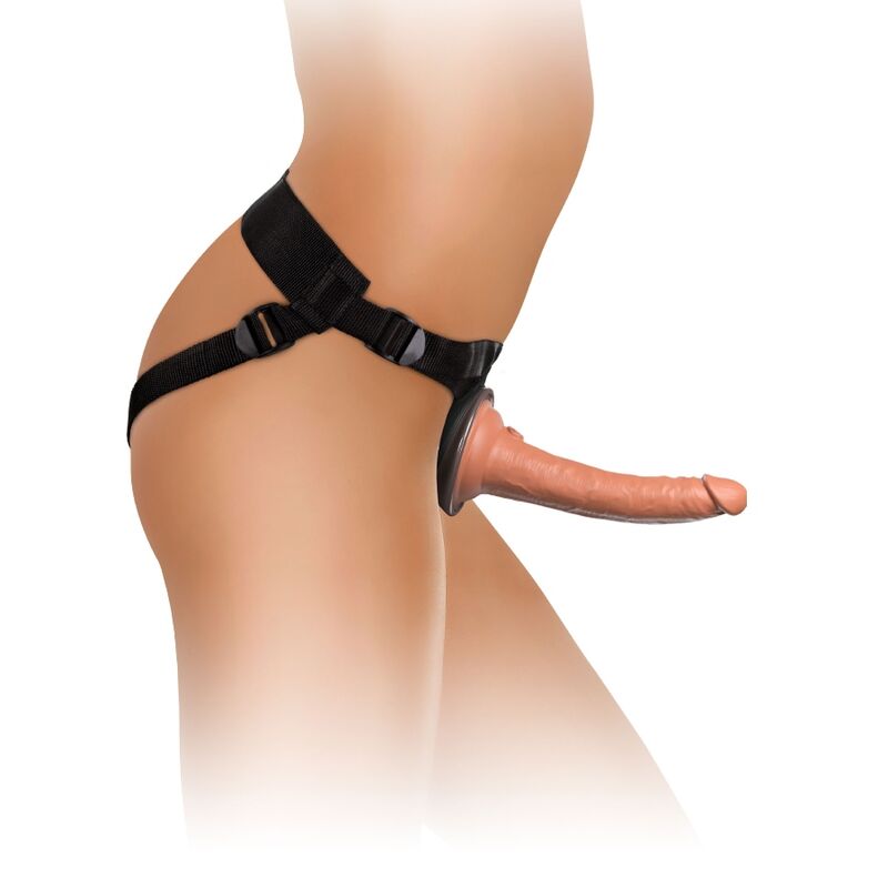 King Cock Elite Comfy Adjustable Harness With Dildo 17.8 Cm | Niks.fi verkkokauppa