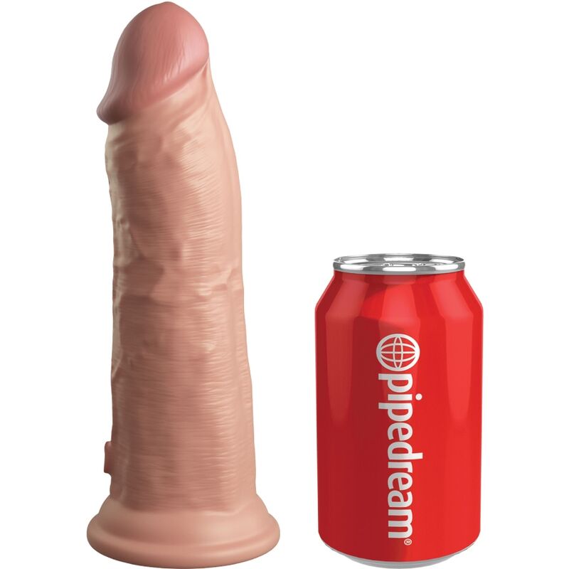 King Cock Elite Deluxe Adjustable Harness Kit Ring With Testicles & Dildo 20.3 Cm | Niks.fi verkkokauppa