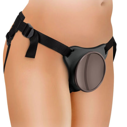 King Cock Elite Deluxe Adjustable Harness Kit Ring With Testicles & Dildo 20.3 Cm | Niks.fi verkkokauppa