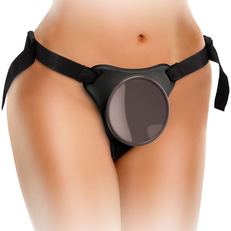 King Cock Elite Deluxe Adjustable Harness Kit Ring With Testicles & Dildo 20.3 Cm | Niks.fi verkkokauppa