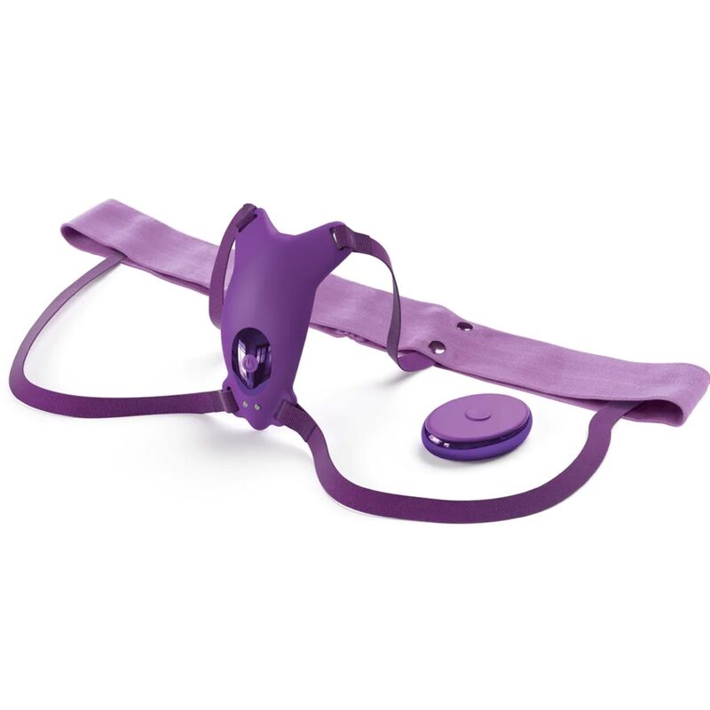 Fantasy For Her Butterfly Harness, Vibrating Rechargeable & Remote Control Purple | Niks.fi verkkokauppa