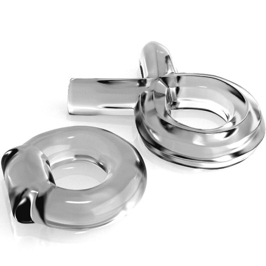 Classix Set For Couples 2 Rings Penis Transparent | Niks.fi verkkokauppa