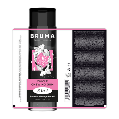 Bruma Premium Massage Hot Oil Chewing Gum 3 In 1 100 Ml | Niks.fi verkkokauppa