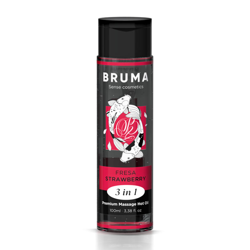 Bruma Premium Massage Hot Oil Strawberry 3 In 1 100 Ml | Niks.fi verkkokauppa