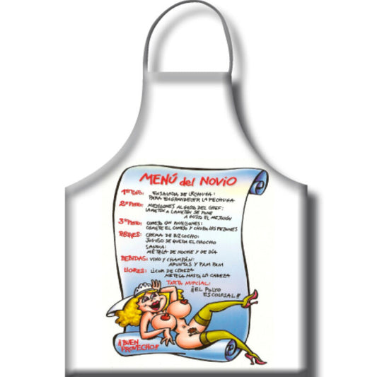 Diablo Picante Boyfriend Menu Apron Spanish Text | Niks.fi verkkokauppa