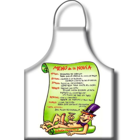 Diablo Picante Girlfriend Menu Apron Spanish Text | Niks.fi verkkokauppa