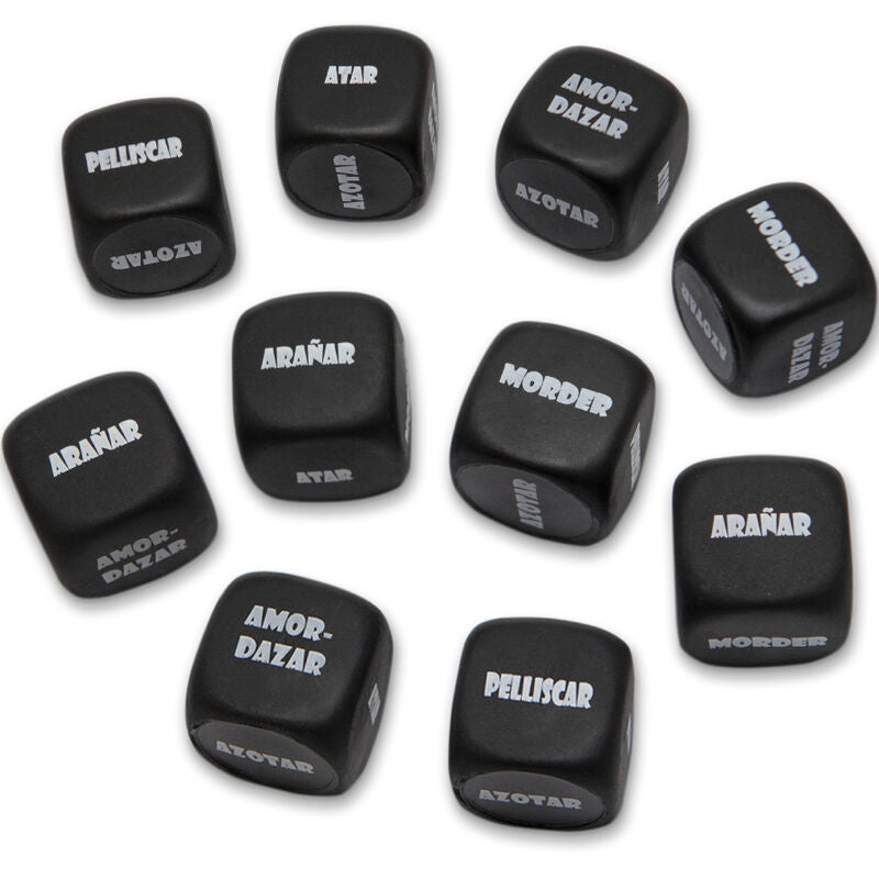 Diablo Picante Black Sado Dice 3 X 3 Mm | Niks.fi verkkokauppa