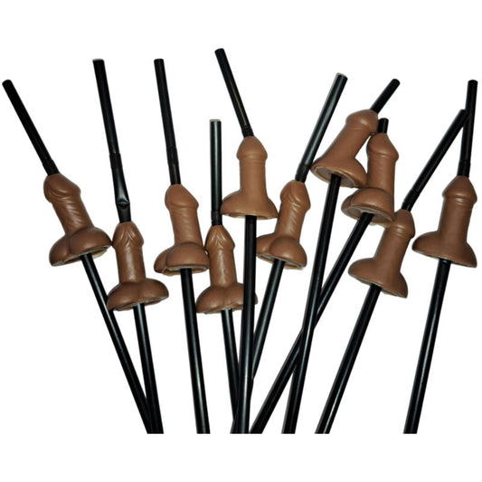 Diablo Picantebag Of 10 Natural Big Penis Straws | Niks.fi verkkokauppa