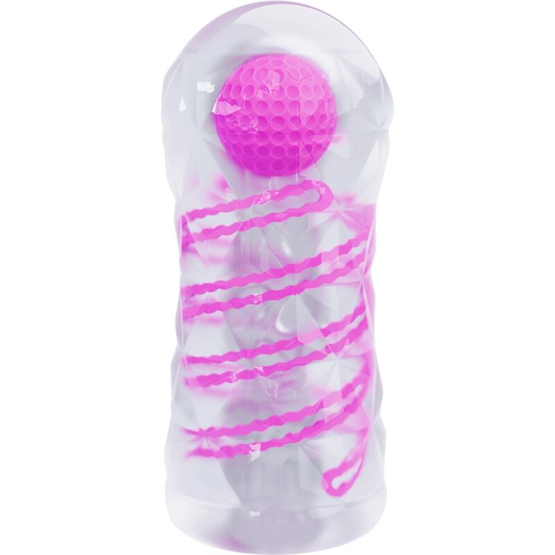 Pretty Love Fantasy Male Masturbator With Internal Spiral And Transparent Balls | Niks.fi verkkokauppa