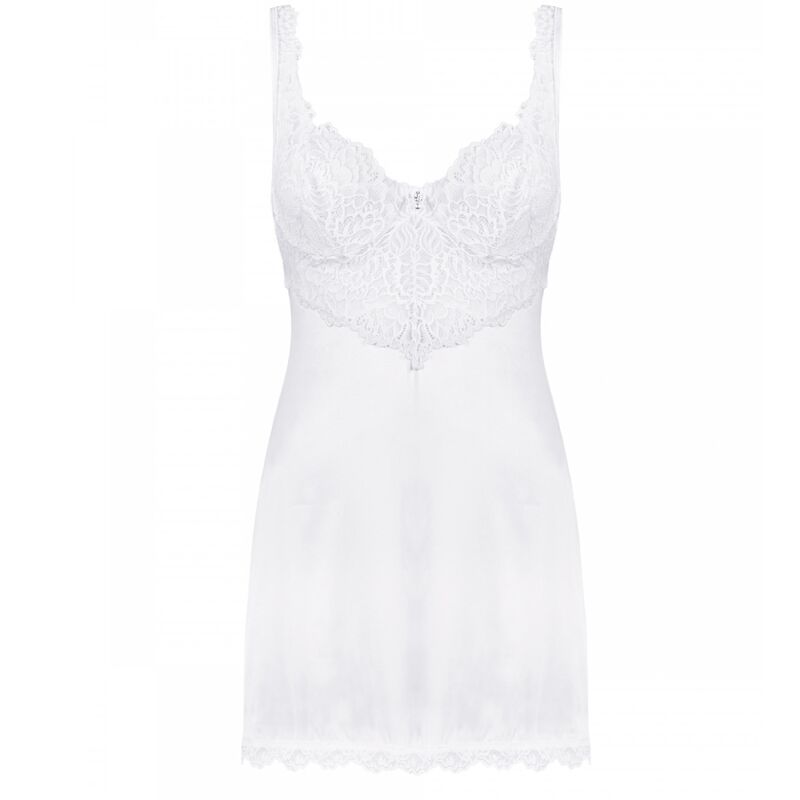 Obsessive Love White Chemise & White Thong L/Xl | Niks.fi verkkokauppa