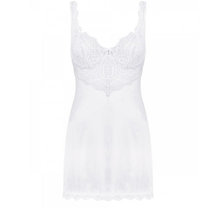 Obsessive Love White Chemise & White Thong L/Xl | Niks.fi verkkokauppa