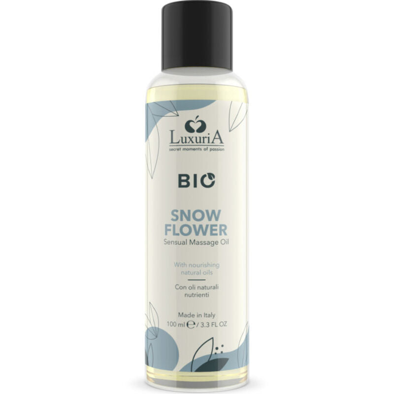 Intimateline Luxuria Bio Snow Flower Massage Oil 100 Ml | Niks.fi verkkokauppa