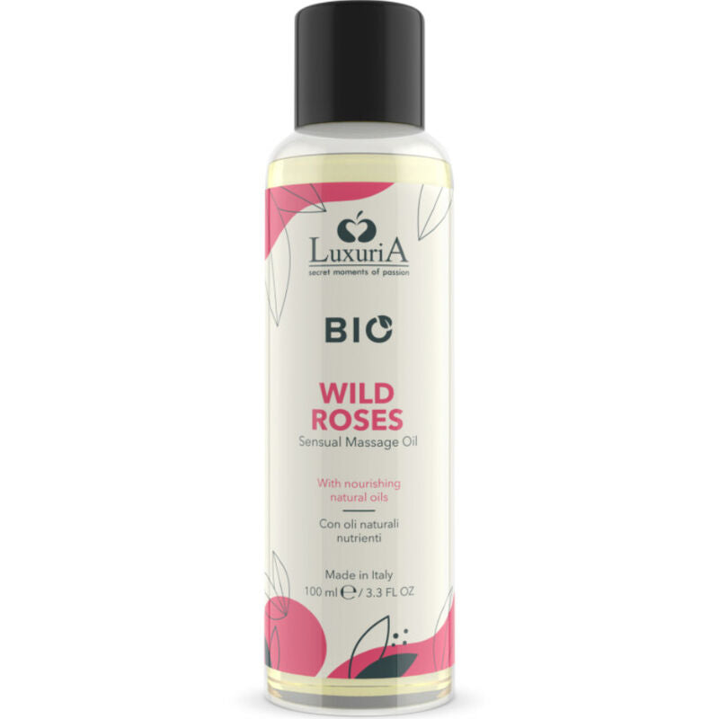 Intimateline Luxuria Bio Wild Roses Massage Oil 100 Ml | Niks.fi verkkokauppa