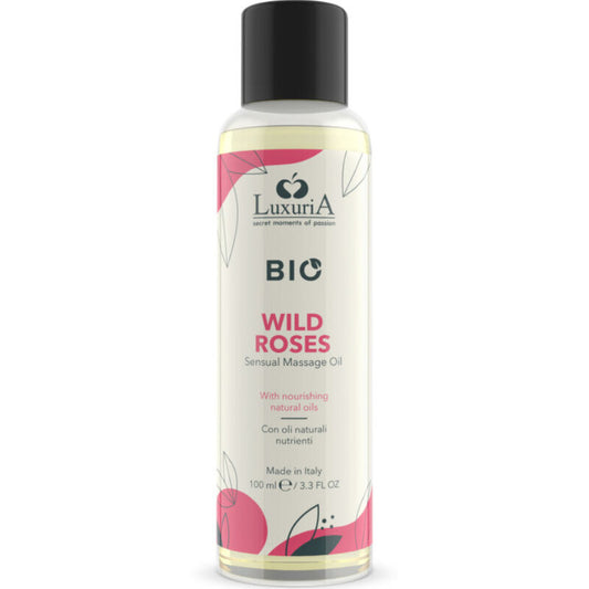 Intimateline Luxuria Bio Wild Roses Massage Oil 100 Ml | Niks.fi verkkokauppa