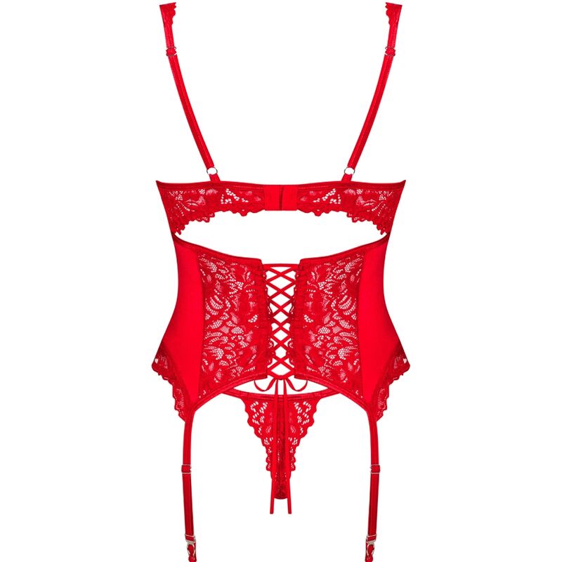 Obsessive Amor Cherris Corset & Tanga S/M | Niks.fi verkkokauppa
