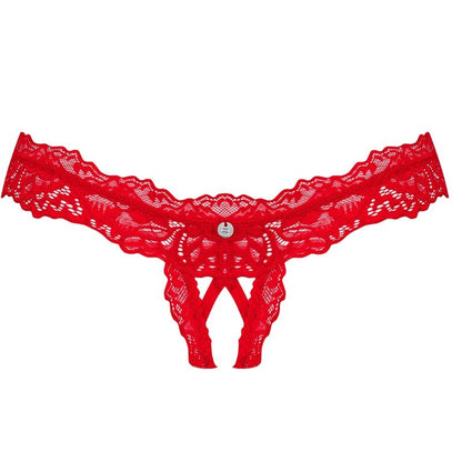 Obsessive Amor Cherris Thong Crotchless S/M | Niks.fi verkkokauppa