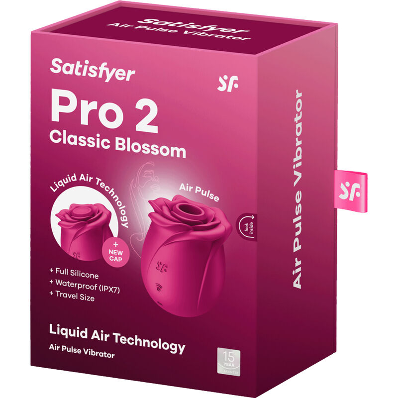 Satisfyer Air Pulse Pro 2 Classic Blossom Vibrator | Niks.fi verkkokauppa