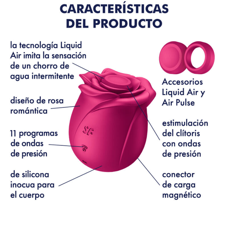 Satisfyer Air Pulse Pro 2 Classic Blossom Vibrator | Niks.fi verkkokauppa