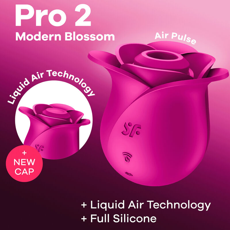 Satisfyer Air Pulse Pro 2 Modern Blossom Vibrator | Niks.fi verkkokauppa