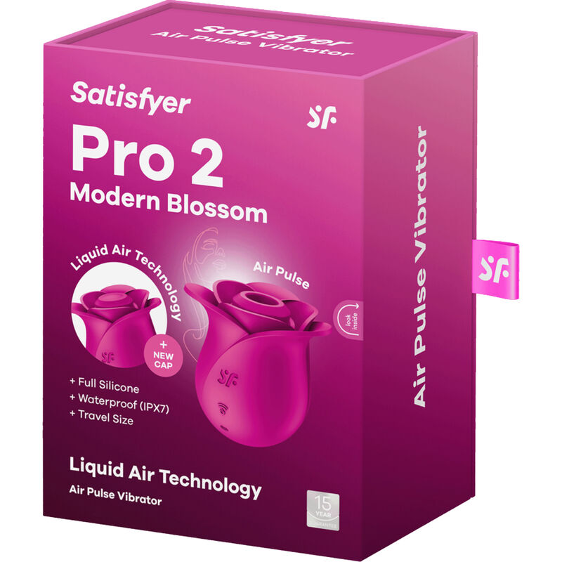 Satisfyer Air Pulse Pro 2 Modern Blossom Vibrator | Niks.fi verkkokauppa