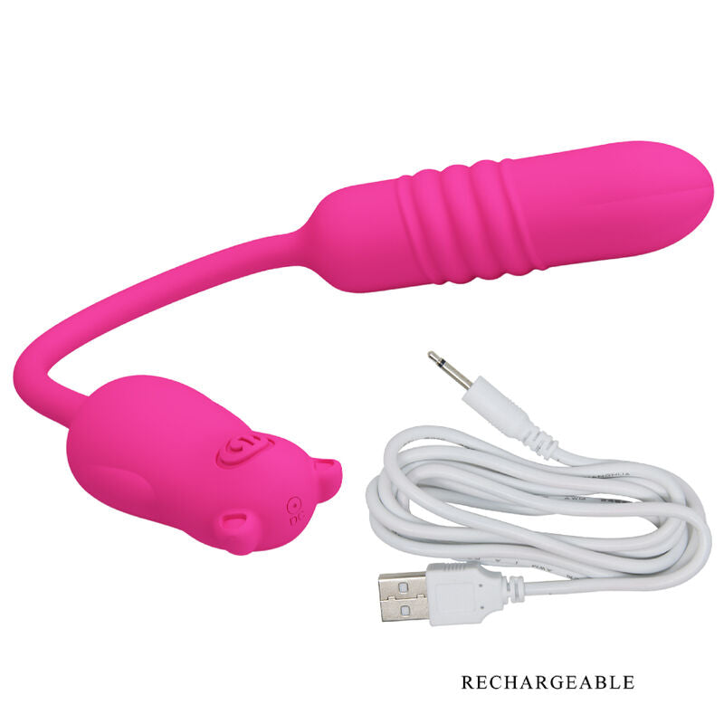 Pretty Love Pink Silicone Vibrating Bullet | Niks.fi verkkokauppa