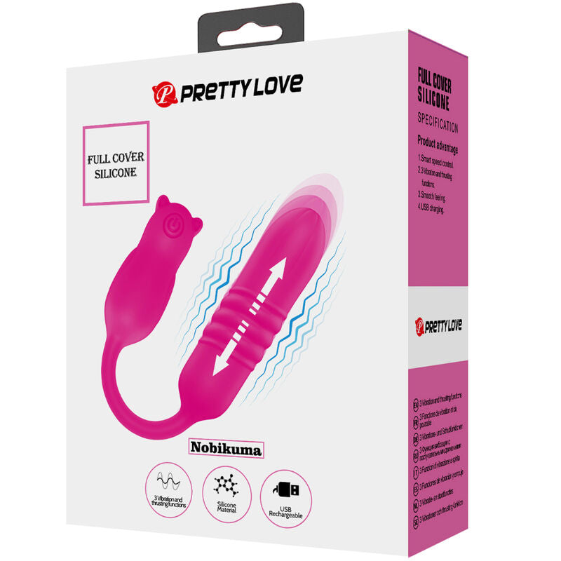 Pretty Love Pink Silicone Vibrating Bullet | Niks.fi verkkokauppa
