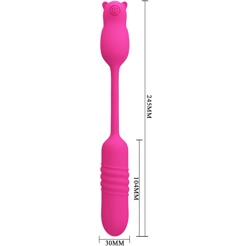 Pretty Love Pink Silicone Vibrating Bullet | Niks.fi verkkokauppa