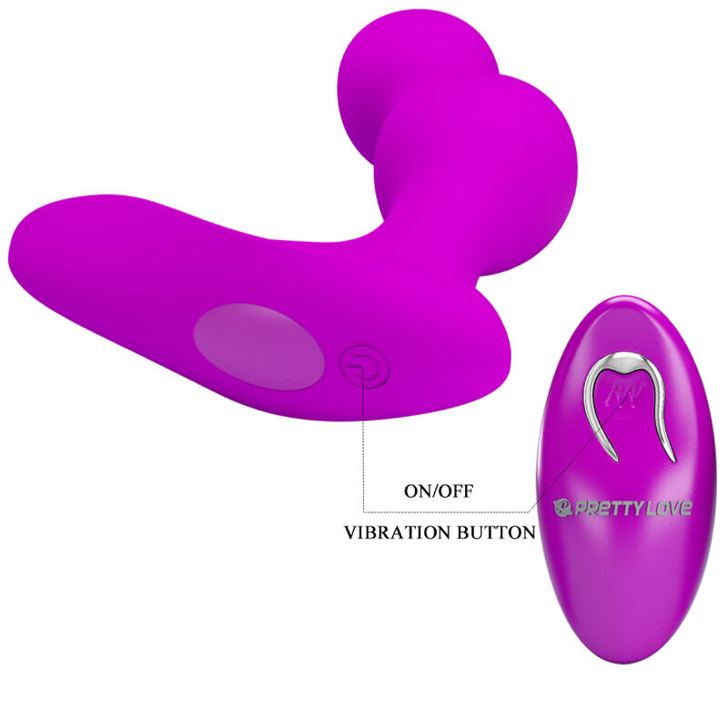 Pretty Love Terrance Anal Vibrator Massager With Remote Control | Niks.fi verkkokauppa