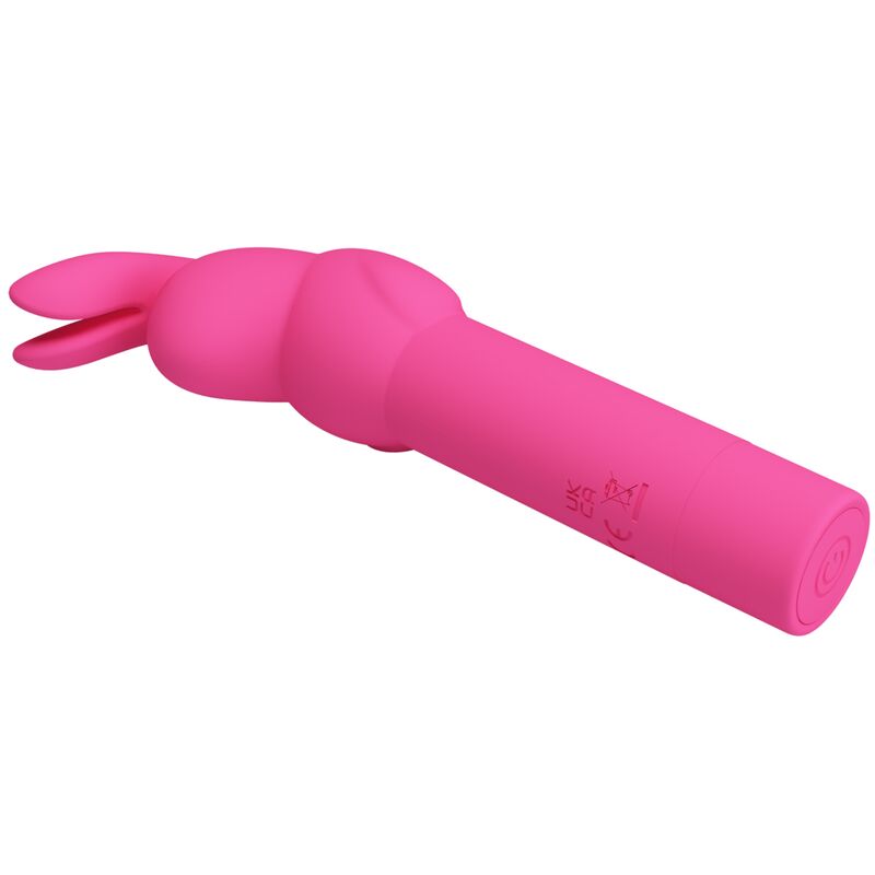 Pretty Love Gerardo Fuschia Rabbit Silicone Vibrator | Niks.fi verkkokauppa
