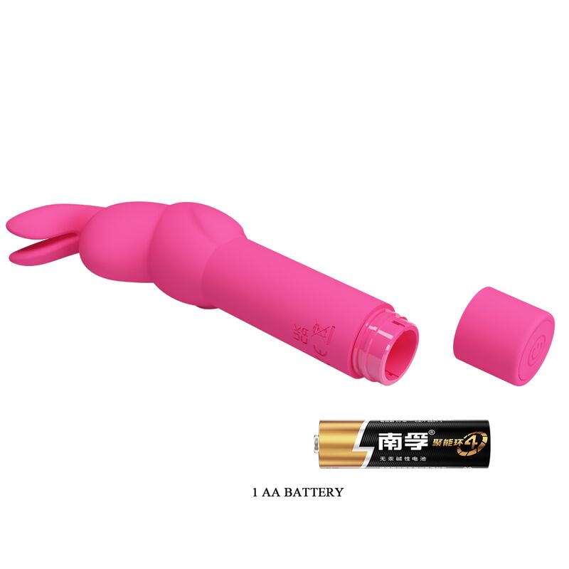 Pretty Love Gerardo Fuschia Rabbit Silicone Vibrator | Niks.fi verkkokauppa