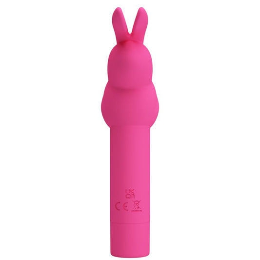 Pretty Love Gerardo Fuschia Rabbit Silicone Vibrator | Niks.fi verkkokauppa