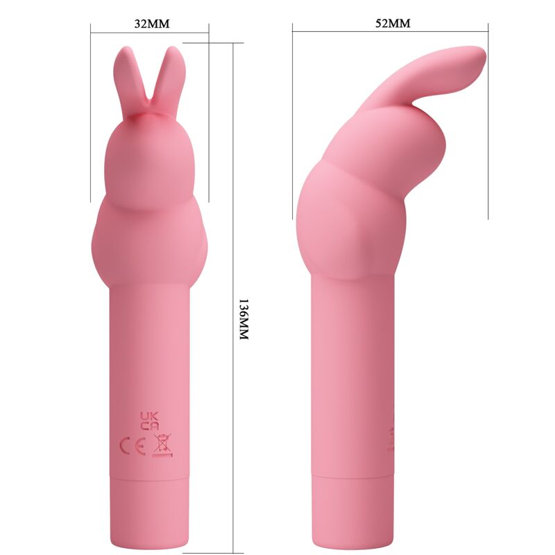 Pretty Love Gerardo Pink Rabbit Silicone Vibrator | Niks.fi verkkokauppa