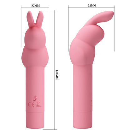 Pretty Love Gerardo Pink Rabbit Silicone Vibrator | Niks.fi verkkokauppa