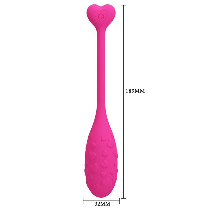 Pretty Love App Controlled Pink Fisher Vibrating Egg | Niks.fi verkkokauppa