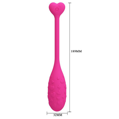 Pretty Love App Controlled Pink Fisher Vibrating Egg | Niks.fi verkkokauppa