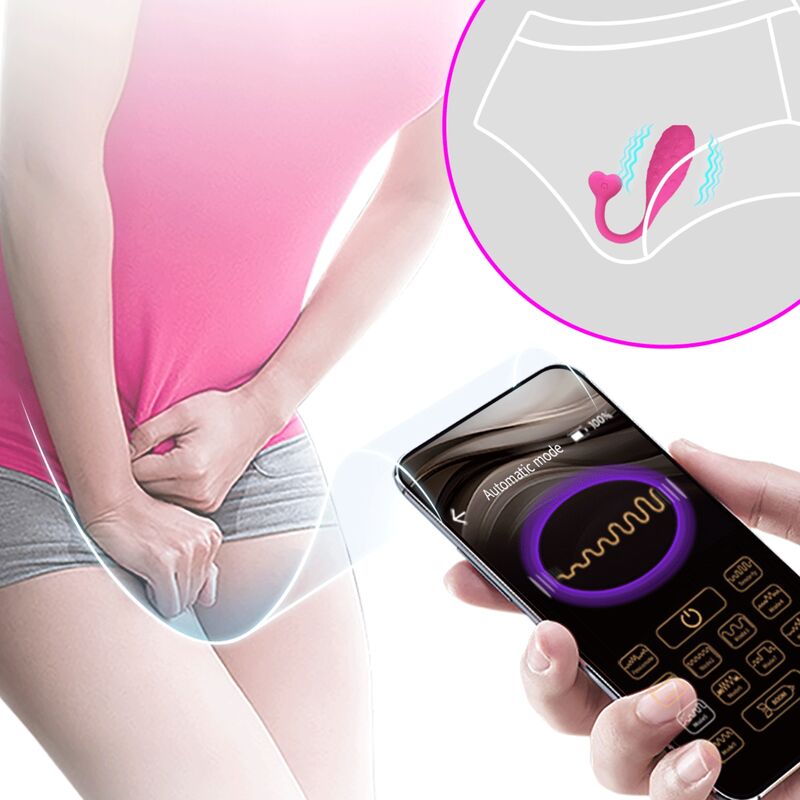 Pretty Love App Controlled Pink Fisher Vibrating Egg | Niks.fi verkkokauppa