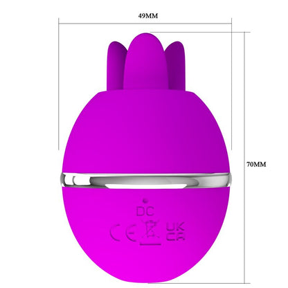 Pretty Love Gemini Ball Purple Round Silicone Vibrator | Niks.fi verkkokauppa