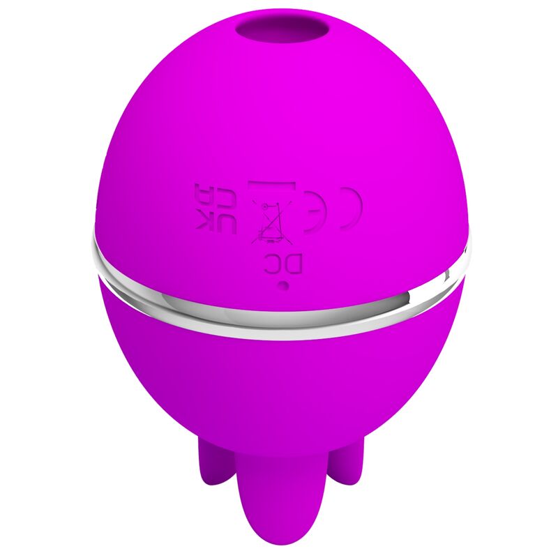 Pretty Love Gemini Ball Purple Round Silicone Vibrator | Niks.fi verkkokauppa