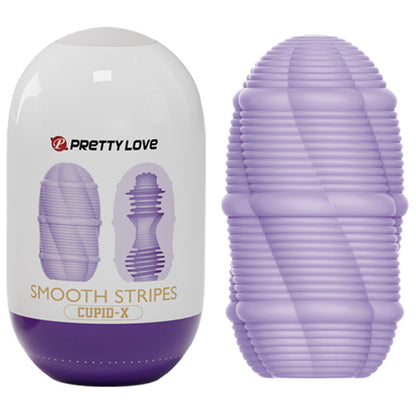 Pretty Love Smooth Stripes Cupid Masturbator Egg | Niks.fi verkkokauppa