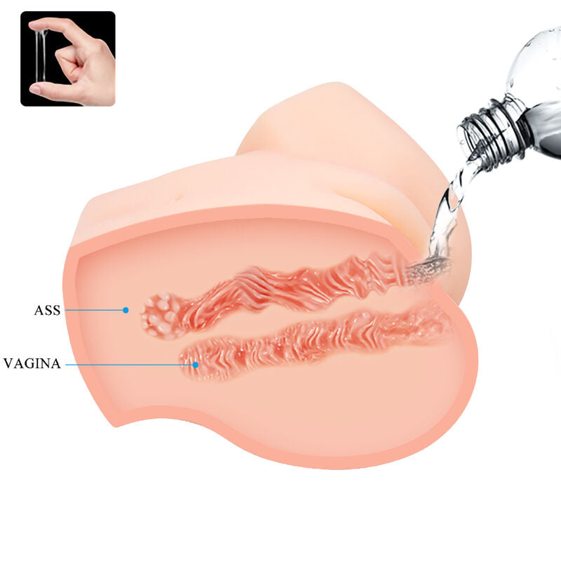 Crazy Bull Realistic Vagina And Anus Double Vibration | Niks.fi verkkokauppa