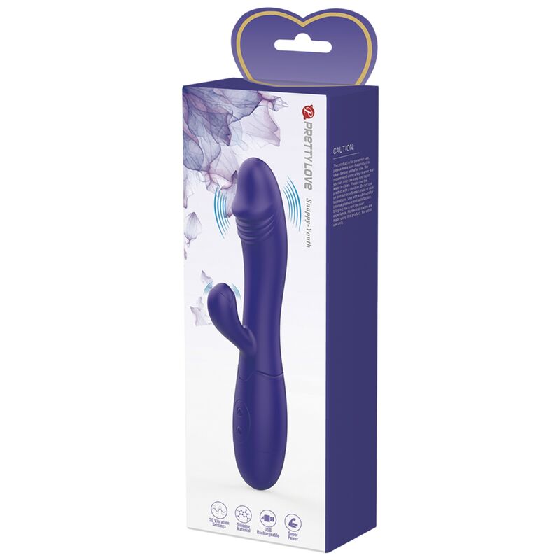 Pretty Love Snappy Youth Vibrator & G-Spot Stimulator Violet | Niks.fi verkkokauppa