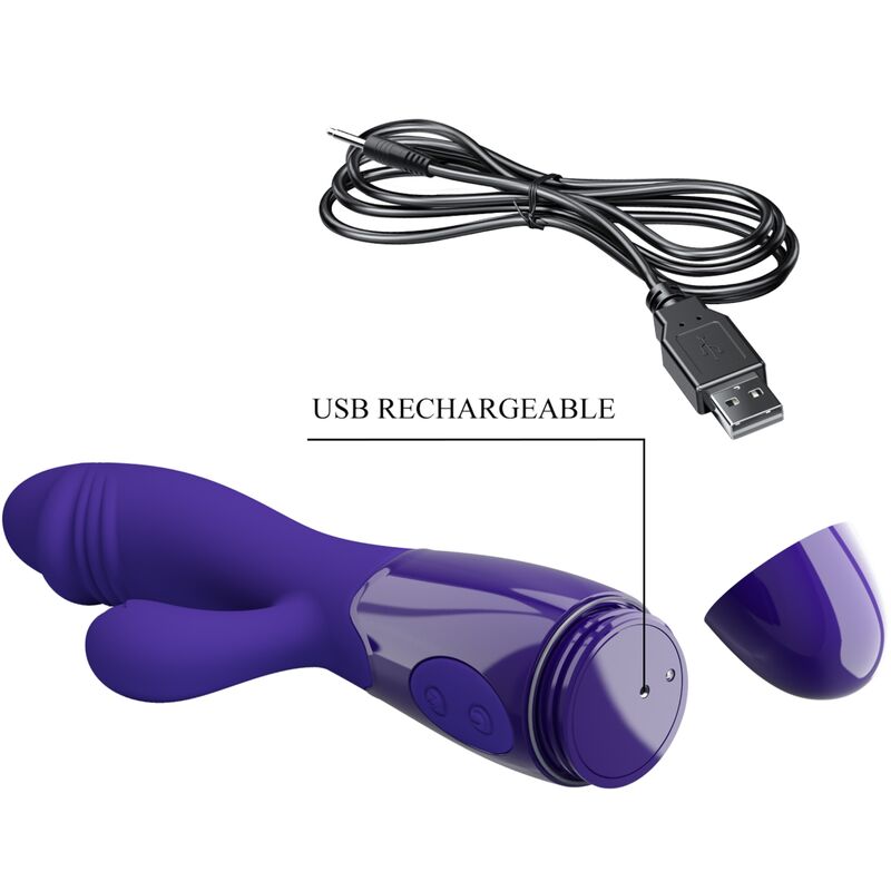 Pretty Love Snappy Youth Vibrator & G-Spot Stimulator Violet | Niks.fi verkkokauppa