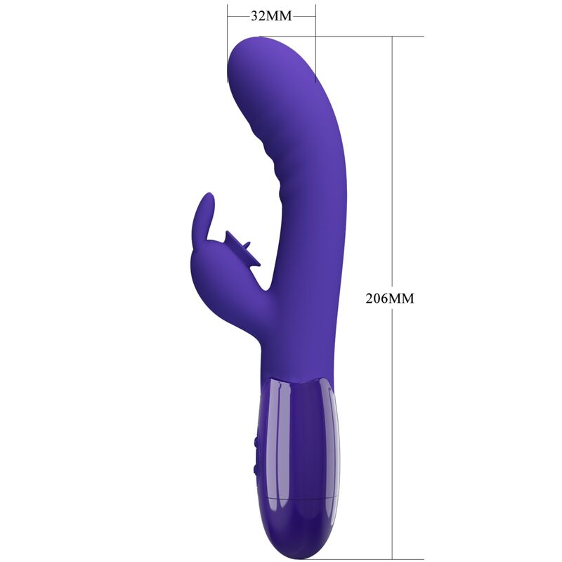 Pretty Love Cerberus Youth Violet Rabbit Vibrator | Niks.fi verkkokauppa