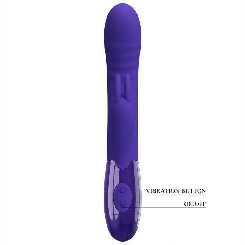Pretty Love Cerberus Youth Violet Rabbit Vibrator | Niks.fi verkkokauppa