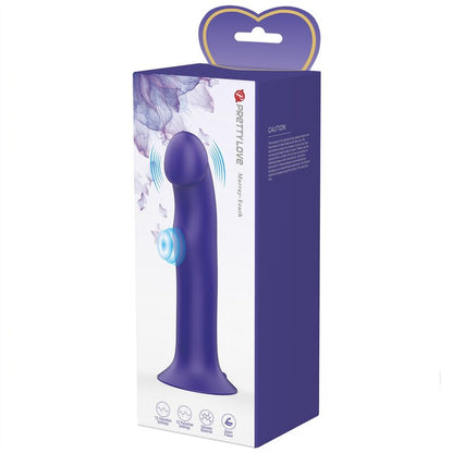 Pretty Love Murray Youth Vibrating Dildo & Rechargeable Violet | Niks.fi verkkokauppa