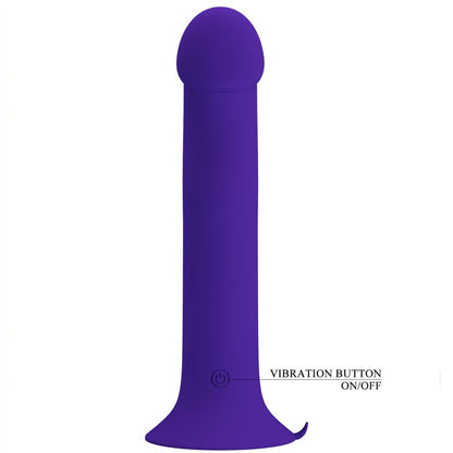 Pretty Love Murray Youth Vibrating Dildo & Rechargeable Violet | Niks.fi verkkokauppa