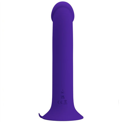 Pretty Love Murray Youth Vibrating Dildo & Rechargeable Violet | Niks.fi verkkokauppa