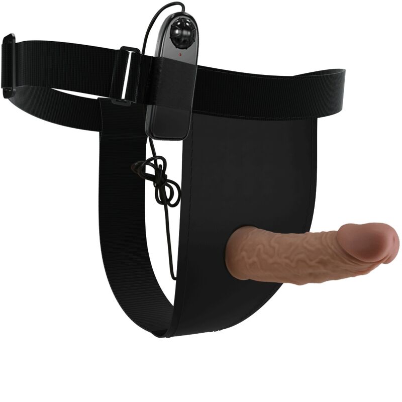 Pretty Love Harness Briefs With Vibration Dildo Included | Niks.fi verkkokauppa