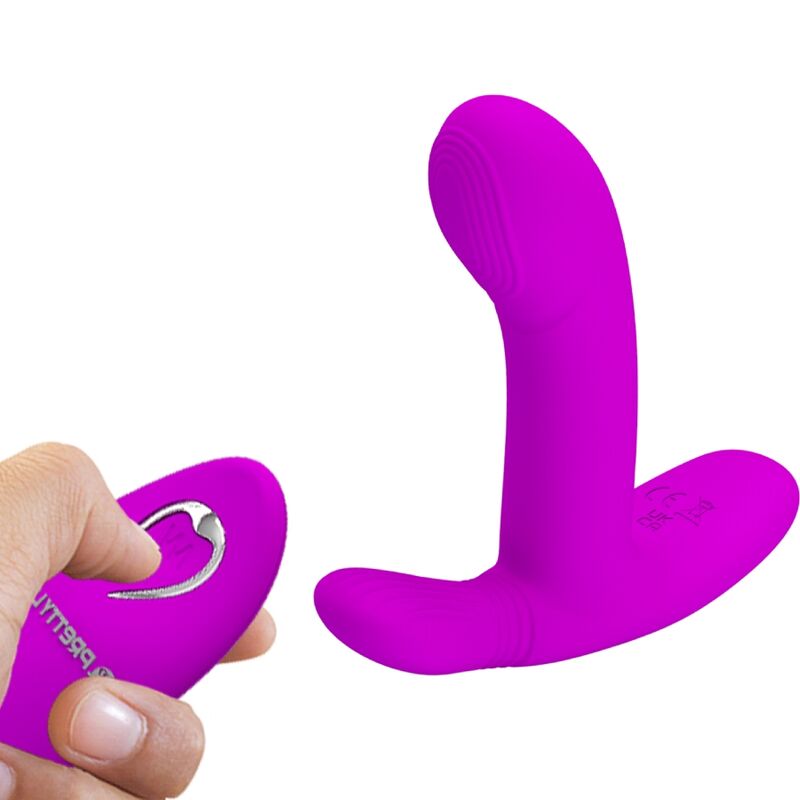 Pretty Love Geri Clitoris Massager Pink Remote Control | Niks.fi verkkokauppa